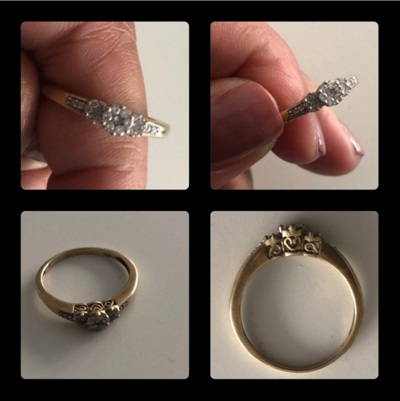 Antique Jewelry - 💋SOLD💋 Antique gold diamond ring size 7